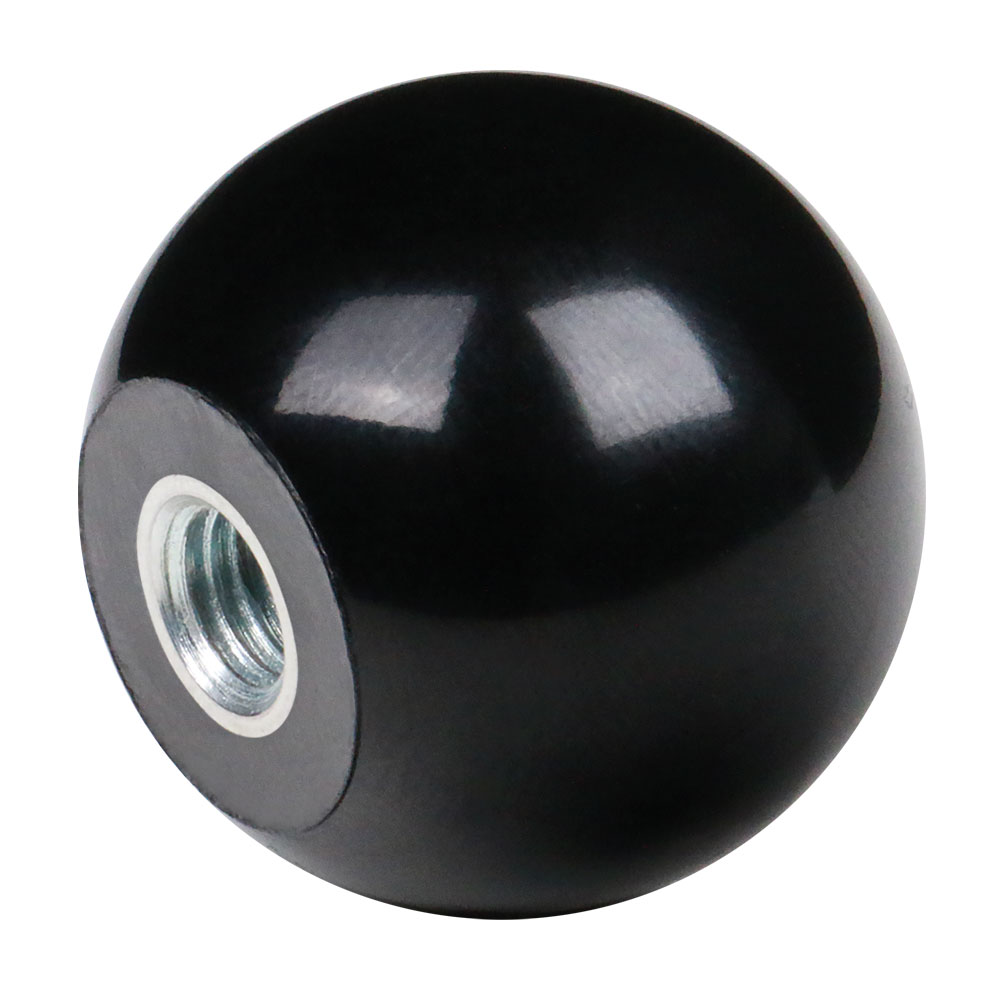 Kugelknöpfe DIN 319 PF Form E, aus Kunststoff, mit Innengewinde