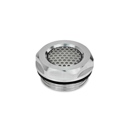 GN 7404 Belüftungs- / Entlüftungsmembranen, Aluminium