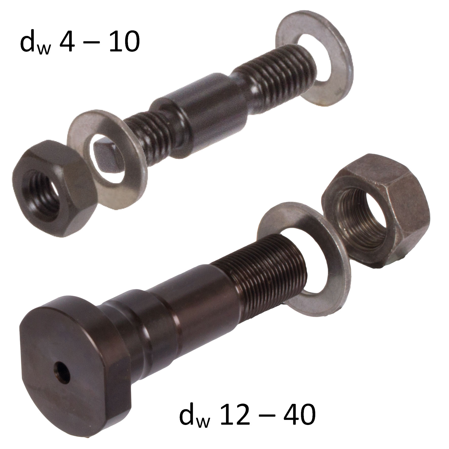 Zapfen LFE für Profillaufrollen, exzentrisch