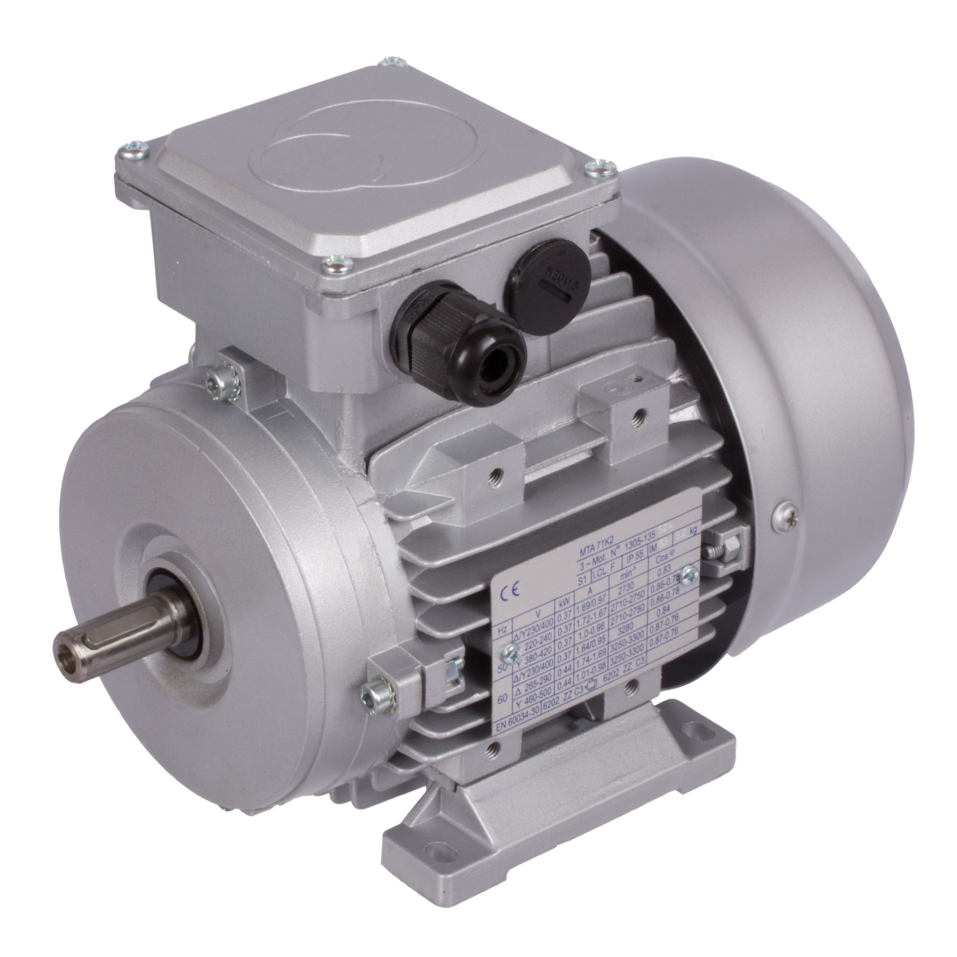 Drehstrom-Normmotoren SM/I, B3, 8-polig, 750 /min