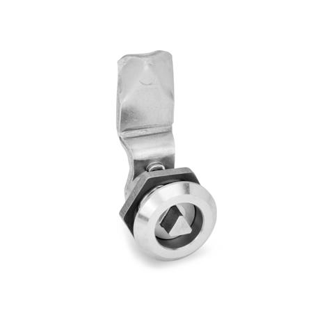 GN 115 Verriegelungen, Edelstahl, Betätigung mit Steckschlüssel