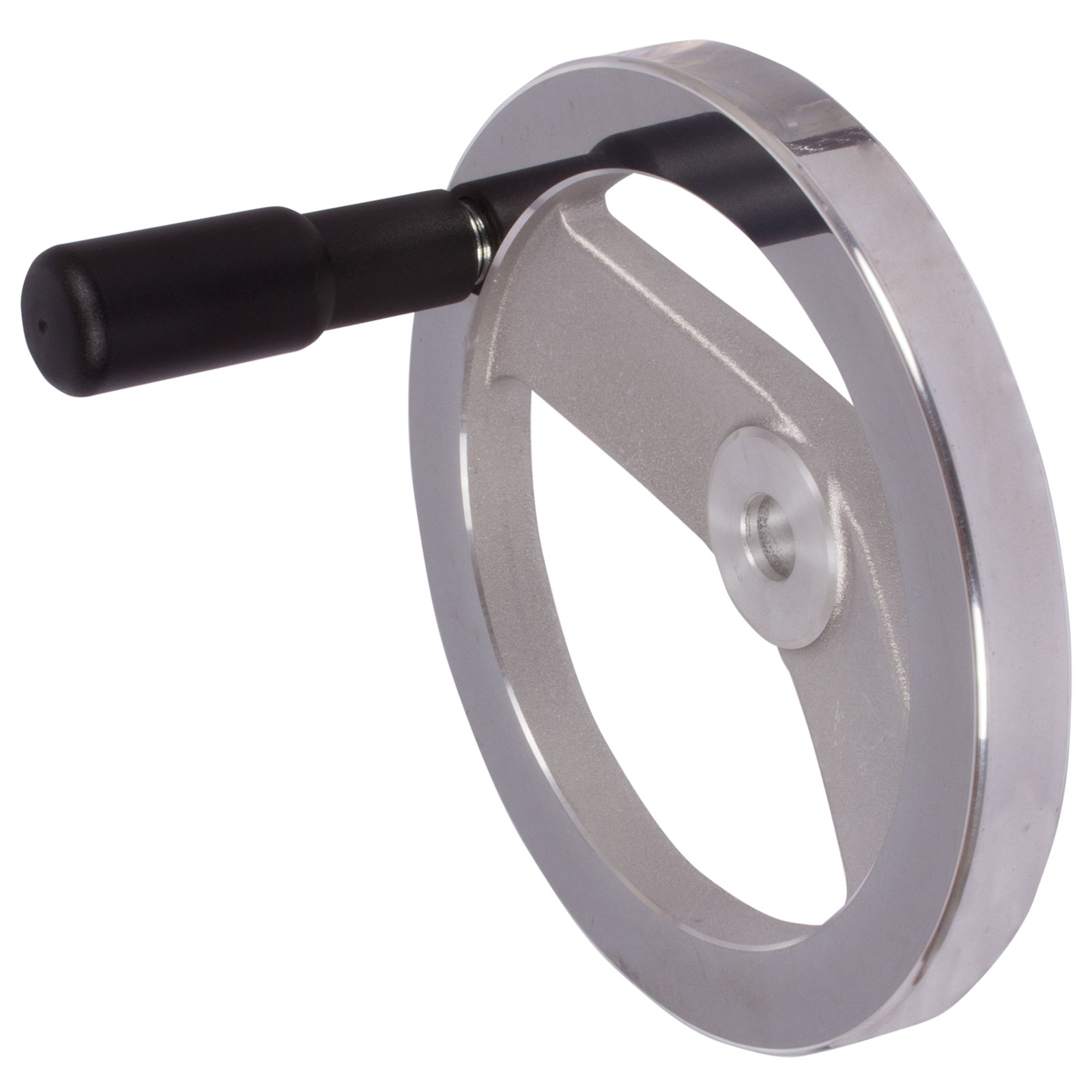 Speichen-Handräder 320 mit Griff, aus Aluminium