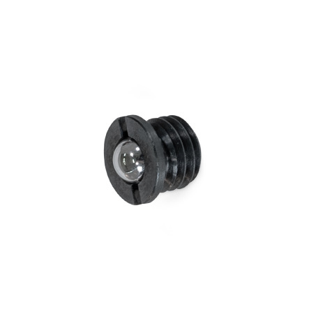 GN 616.2 Federnde Druckstücke, Stahl / Edelstahl / Kunststoff, mit Bund, mit Kugel, mit Frontschlitz