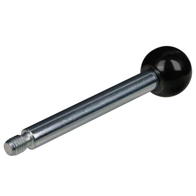 Griffstangen 209 mit Kugelknopf DIN 319, Stahl verzinkt