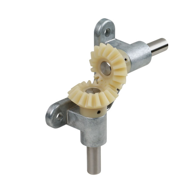 Kegelradgetriebe OW2 Ausf. 10 mit Kegelrädern aus Polyketon, Übersetzung 1:1