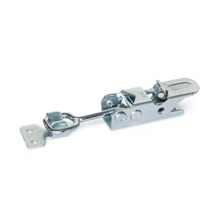 GN 761.1 Spannverschlüsse, Stahl / Edelstahl, mit Verriegelung