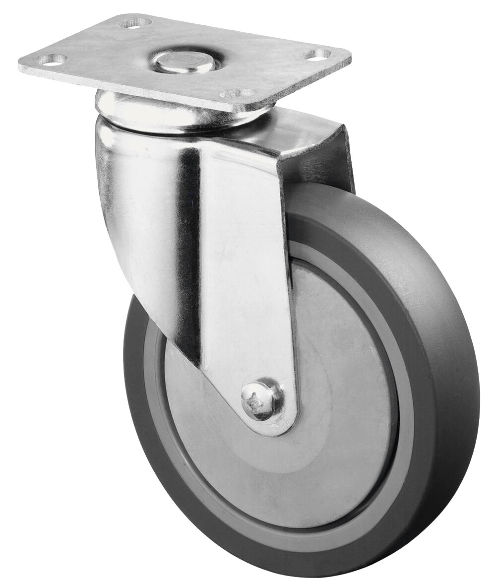 Apparaterollen, Lenkrollen mit Lochplatte, schwere Ausführung