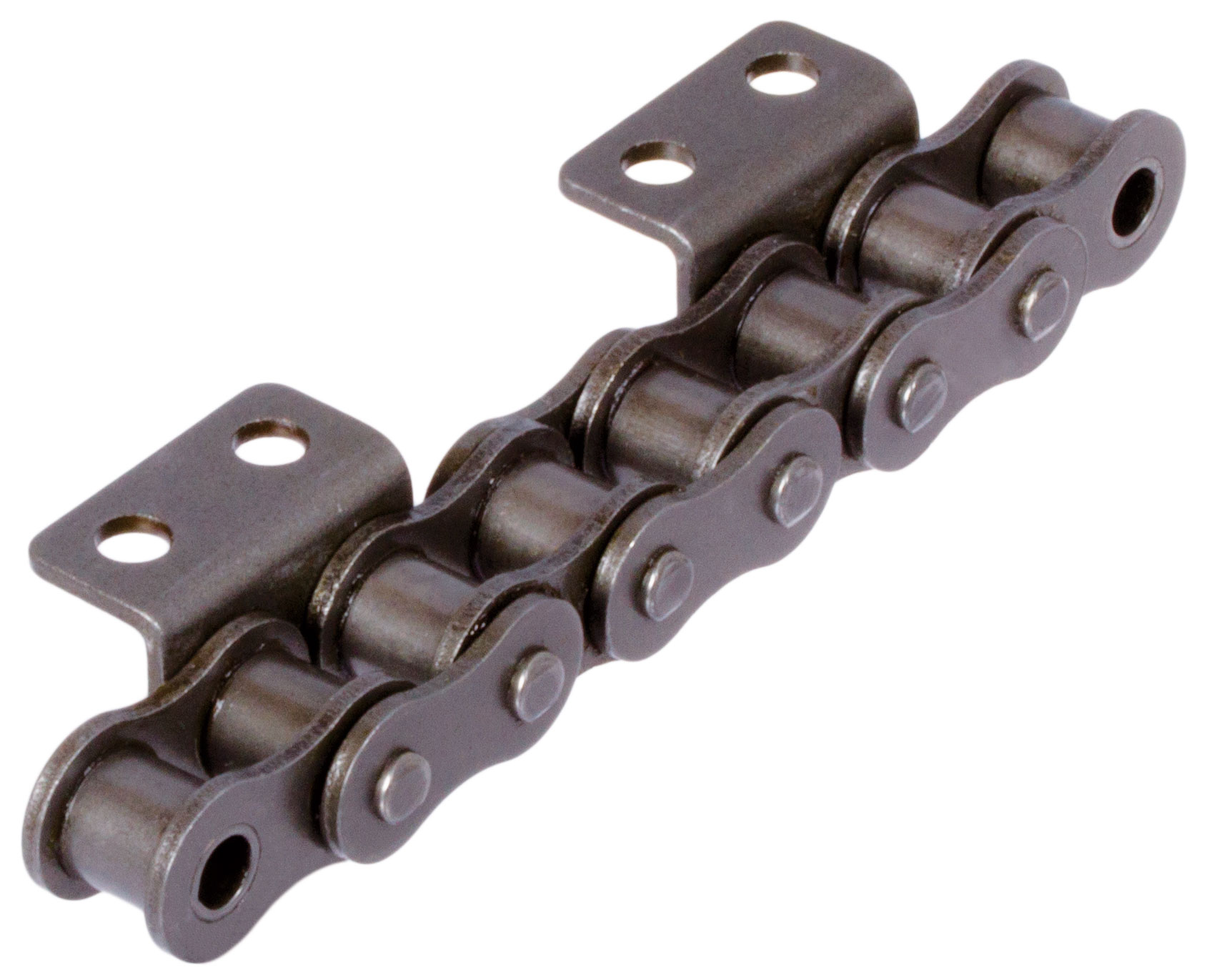 Rollenketten mit Winkellaschen K2 = breite Form, 4 x p, einseitig