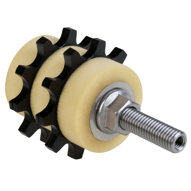 Kettenschmierritzel für Zweifach-Rollenketten B-2, Schmieranschluss axial