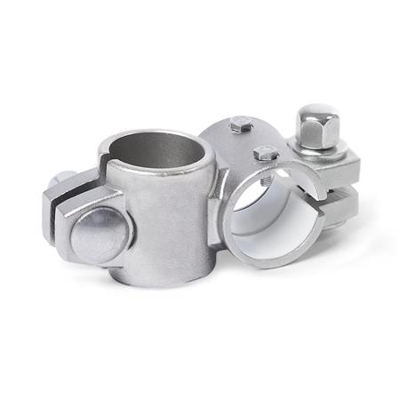 GN 132.15 Kreuz-Verfahrschlitten, für Einachssystem, Edelstahl