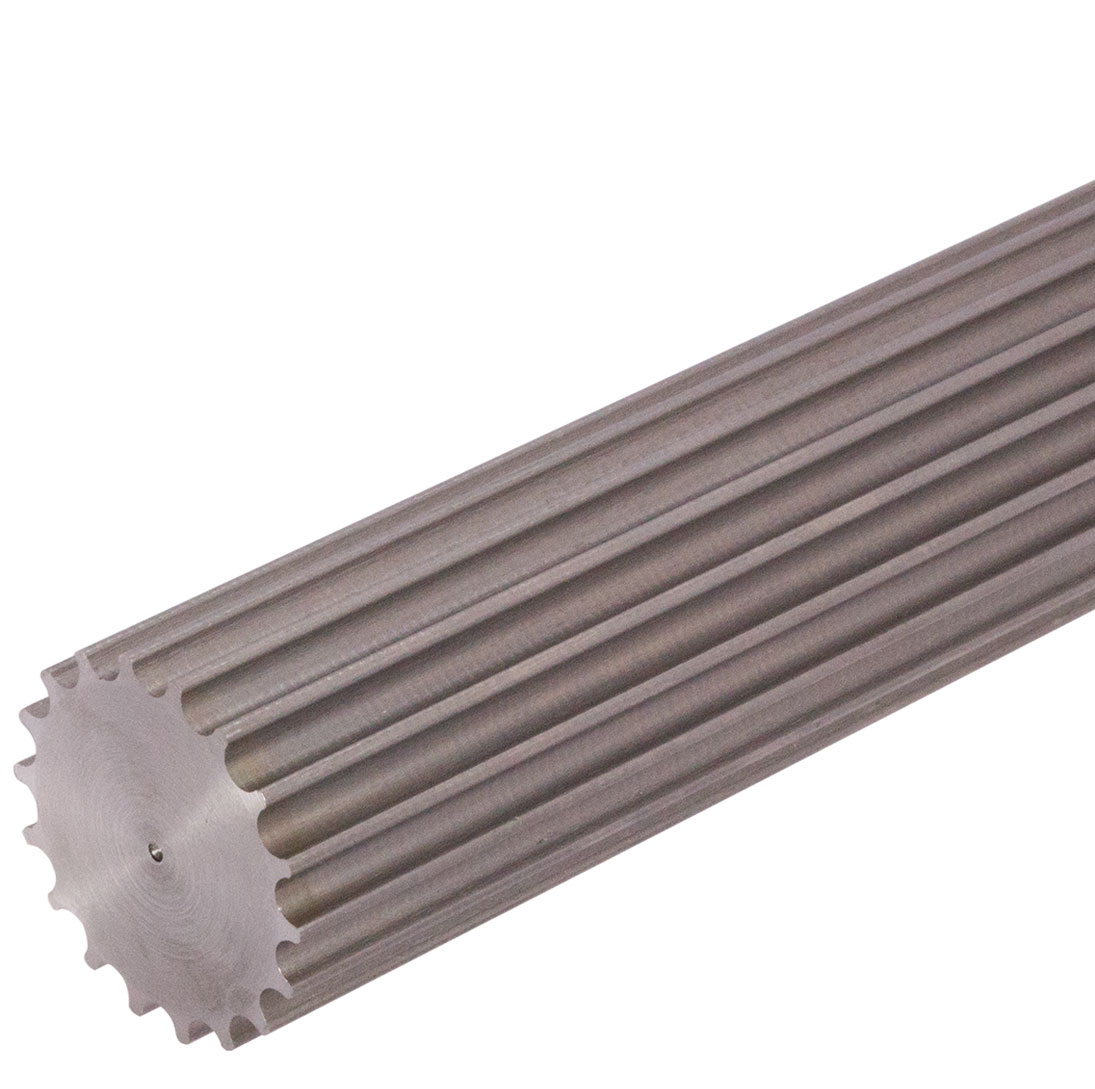 Zahnwellen HTD 5M, Stahl