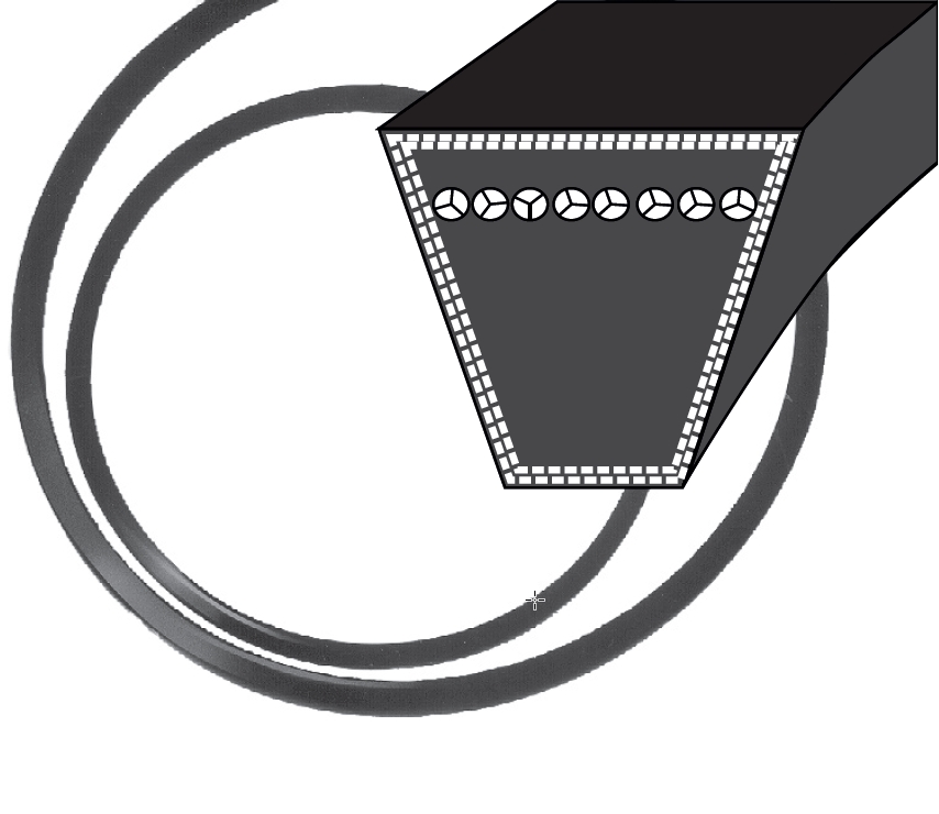 Endlose Schmalkeilriemen DIN 7753 SPA (12,7mm)