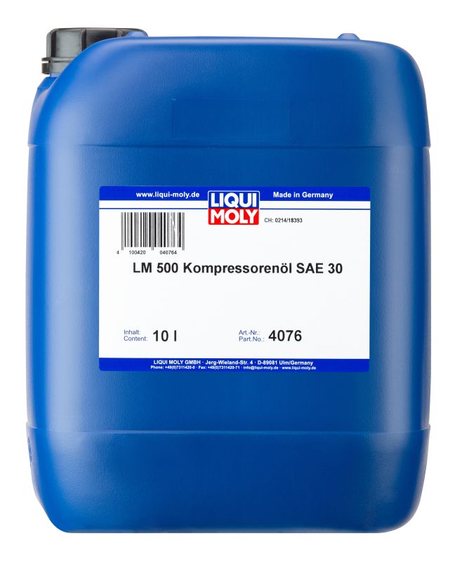 LM 500 Kompressorenöl SAE 30