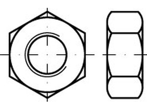 DIN 555 Sechskantmuttern