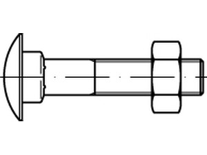 DIN 603 Flachrundschrauben mit Vierkantansatz
