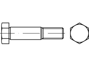 DIN 609 Sechskant-Paßschrauben mit langem Gewinde