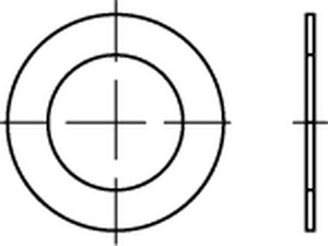 DIN 988 Paßscheiben, Stützscheiben