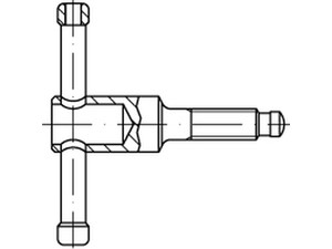 DIN 6306 Knebelschrauben mit losem Knebel