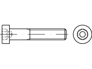 DIN 6912 Zylinderschrauben mit Innensechskant und Zapfenführung