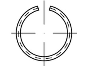DIN 7993 Runddraht-Sprengringe