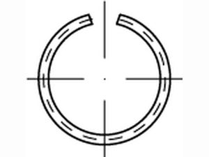 DIN 9925 Runddraht-Sprengringe für Wellen