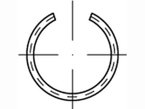 DIN 9926 Runddraht-Sprengringe für Bohrungen
