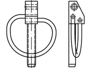 DIN 11023 Klappstecker