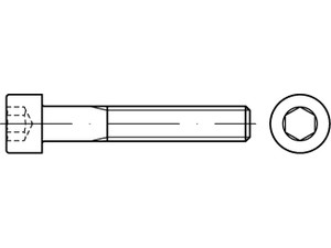 Artikel 83912 Zylinderschrauben mit Innensechskant nach ASME B 18.3