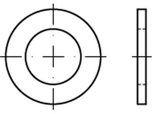 ISO 7092 flache Scheiben für Zylinderschrauben, kleine Reihe, Produktklasse A