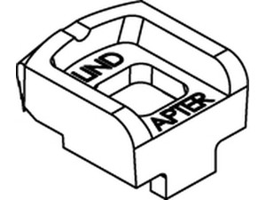 Artikel 82001 GTW 40 A-L feuerverzinkt LINDAPTER-Klemmen A-L mit Rezess (Kopf-Drehsperre), lange Nockenhöhe