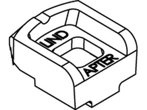 Artikel 82001 GTW 40 A-M feuerverzinkt LINDAPTER-Klemmen A-M mit Rezess (Kopf-Drehsperre), mittlere Nockenhöhe