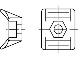 Artikel 82543 Kabelbinder-Befestigung NY/SB