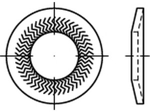 Artikel 88124 TECKENTRUP-Sperrkantscheiben M