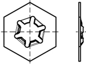 Artikel 88151 RUV-Scheiben, Edelstahl