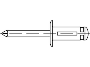 Artikel 88488 Blindnieten TRI-FOLD, FLAKO