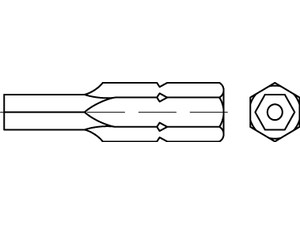 Artikel 88666 Schraubklingen/Bits für PIN-Innensechskant