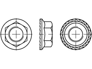 Artikel 88934 Sperrzahnmuttern