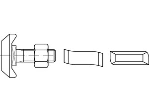 Artikel 88940 Hakenkopf-Schrauben Typ 40/22