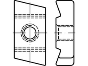 Artikel 88955 Hakenkopf-Gewindeplatten Typ 50/30