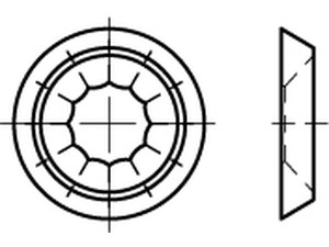 Artikel 88966 Rosettenscheiben, geschlossen