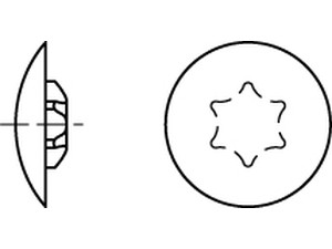 Artikel 89012 Kappen für SPAX-Rahmenanker