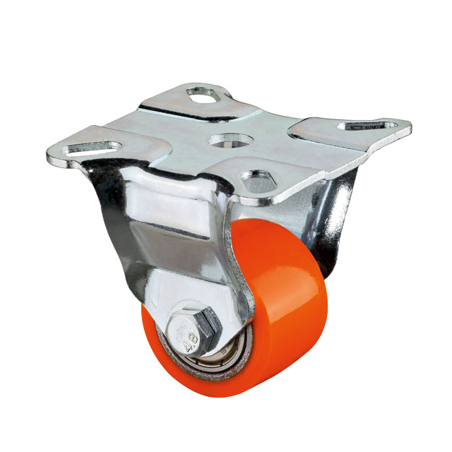 Kompaktrollen, Bockrollen mit Lochplatte, TPU-Rad