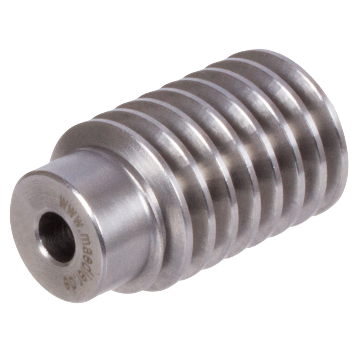 Hohlschnecken aus Stahl, eingängig rechts, Modul 0,5 bis 2