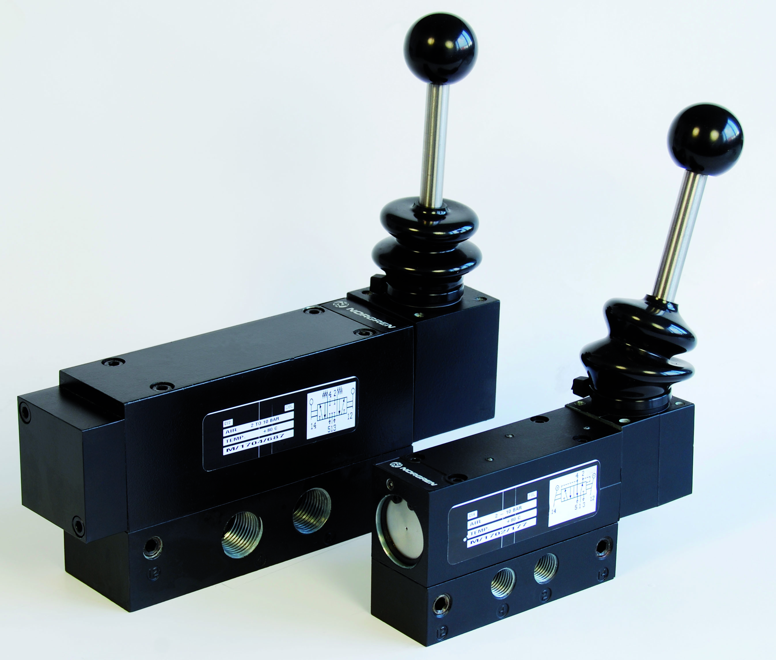 NORGREN® - 5/2-Wegeventile, manuell betätigt