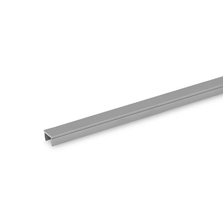 GN 71b Abdeckprofile, Aluminium, für Aluprofile (b-Baukasten)