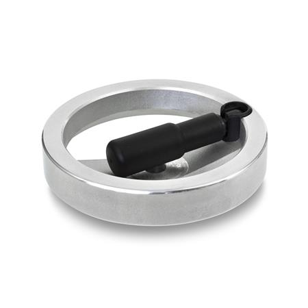 GN 322.7 Umleggriff-Handräder, Sicherheits-Umleggriff