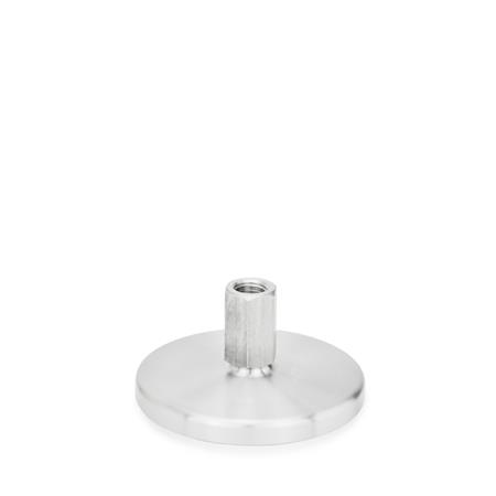 GN 21 Stellfüße, Edelstahl