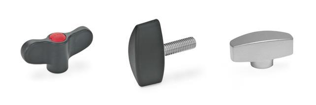 Flügelschrauben, Flügelmuttern