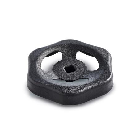 GN 227.6 Handräder, Stahlblech, für Armaturen