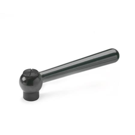 GN 99.2 Verstellbare Kegelgriffe, Stahl, mit Innengewinde, Ausrasten durch Drücken